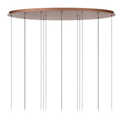 Lucide JASMINE - Pendant light - LED Dim. - CCT - 14x4,4W 2200K/3300K - Suitable for double-height spaces and high ceiling - Copper - Premium